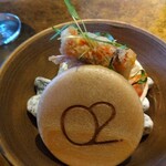 O2 - 車海老とフルーツの最中