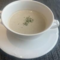 レストランあしや竹園 - ごぼうのスープ