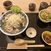 しゃぶしゃぶ芋つる 新橋店 別館 - 黒部名水ポークのラーメン御膳 ¥1,300（価格は訪問時）