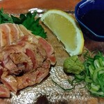 味処 がむしゃら - 地鶏もも･むねのタタキ