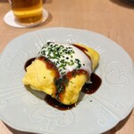 鉄板焼 りんご - とんぺい焼き