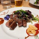 鉄板焼 りんご - ハラミステーキ