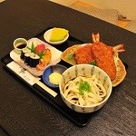 松風軒 - ジャンボエビフライ定食（松・竹・梅）3パターンございます。
