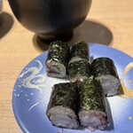 回転寿司 鮮 - イカシソ梅肉