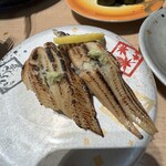 回転寿司 鮮 - 焼き穴　塩ワサビ