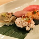 がってん寿司旬亭 - 料理写真:冬の五感握り（1325円※税別）