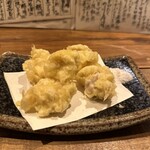 吟魚のはなれ  吟チロリ - 真ダラ白子の天ぷら