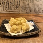 吟魚のはなれ  吟チロリ - 真ダラ白子の天ぷら