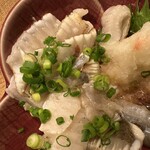 吟魚のはなれ  吟チロリ - 炙りエンガワポン酢