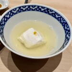 すし 良月 - タイの出汁と食べるトラフグの白子