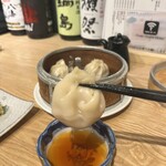 寿司 牡蠣 川崎スシエビス  仲見世通り - 海老酢にダイブ。火傷注意です！激アツ激ウマ。この小籠包も必食！