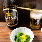 八仙 - 中瓶＆お通し