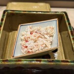 すし 良月 - イバラガニモドキの蒸し寿司