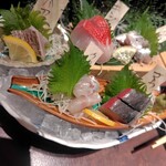 日本料理　大乃や - お刺身5種盛り 新鮮で味わい深い