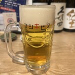 寿司 牡蠣 川崎スシエビス  仲見世通り - 黒ラベルおかわり！