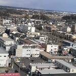 焼きもの家 慶 - 松見公園展望塔から東を観る。足下にはくいだおれ、妻木、花室、土浦。その先は霞ヶ浦、鹿島灘、太平洋、そしてアメリカ。