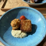 つるよし料理店 - タラ左はマダチフリット