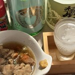 池田酒店 - おうち晩酌！旦那が作った牛すじ煮込みと生日本酒最強です♪