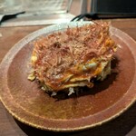 くずし鉄板 あばぐら - 特製豚玉②