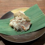 くずし鉄板 あばぐら - 香住蟹蟹味噌ソース②