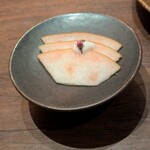 くずし鉄板 あばぐら - なかののきらめき（リンゴのガリ？）