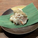 くずし鉄板 あばぐら - 香住蟹蟹味噌ソース①