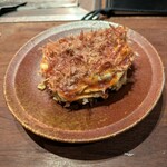 くずし鉄板 あばぐら - 特製豚玉①