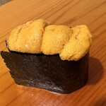 鮨 あらい - 馬糞雲丹　香り良し　旨味強し