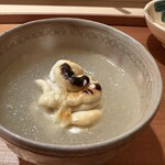 鮨 あらい - 終焉を迎えそうな焼鱈白子 香ばしく美味かった