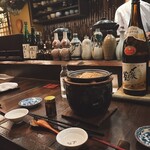 原始焼 火鉢 - イカ