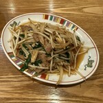 四川園 - レバニラ炒め