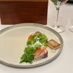 イル ギオットーネ - 寒鰤　色んな大根わさび菜 ボッタルガ