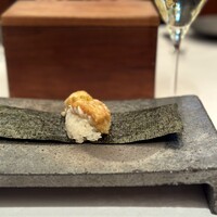 イル ギオットーネ 京都本店 - 白子 飯蒸し 黄柚子