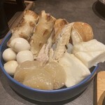 お通しおでん食べ放題 1口手羽先 手羽ヤロウ - 