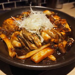 青ヶ島屋 - 牡蠣の土手鍋風 陶板焼き