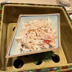 すし 良月 - イバラガニモドキの蒸し寿司