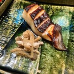 御料理 野々原 - 真魚鰹　幽庵焼き
      蕪　牛蒡　金平