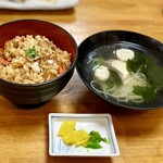 活魚料理一徳 - 本島ちぬめし 汁付き
