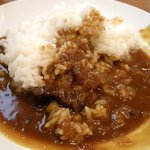 炭焼ハンバーグ＆サラダバー　BECK - 大人カレー　盛り付けが下手ですいません