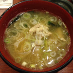 もりもり寿し - 鱈あら汁