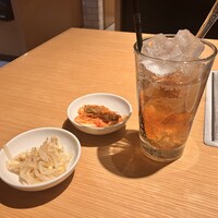 ビーフキッチン 恵比寿店 - 白菜キムチ、豆もやしナムル