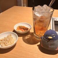 ビーフキッチン 恵比寿店 - 白菜キムチ、豆もやしナムル