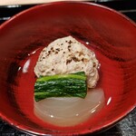 御料理 良所 - 鰤の真薯