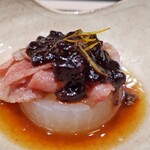 御料理 良所 - 若狭牛乗せ