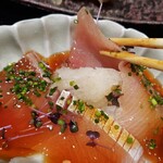 御料理 良所 - 下には大根おろし