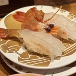 もりもり寿し 金沢駅前店 - ぼたんえび