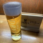 炭火 藤よし - ビールはアサヒ