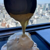 鉄板和食とワイン 萬鉄 - フォルマージュハンバーグ