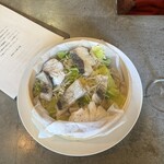 槇村野菜笑店 - 鱈とキャベツの蒸籠蒸し