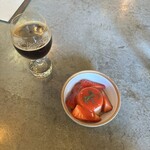 槇村野菜笑店 - いちごのレアチーズケーキ